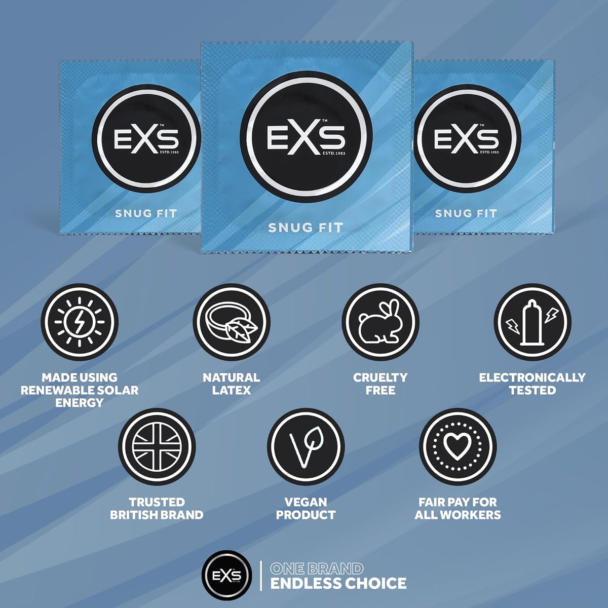 EXS Snug Fit 49mm Kondome 48 Stück