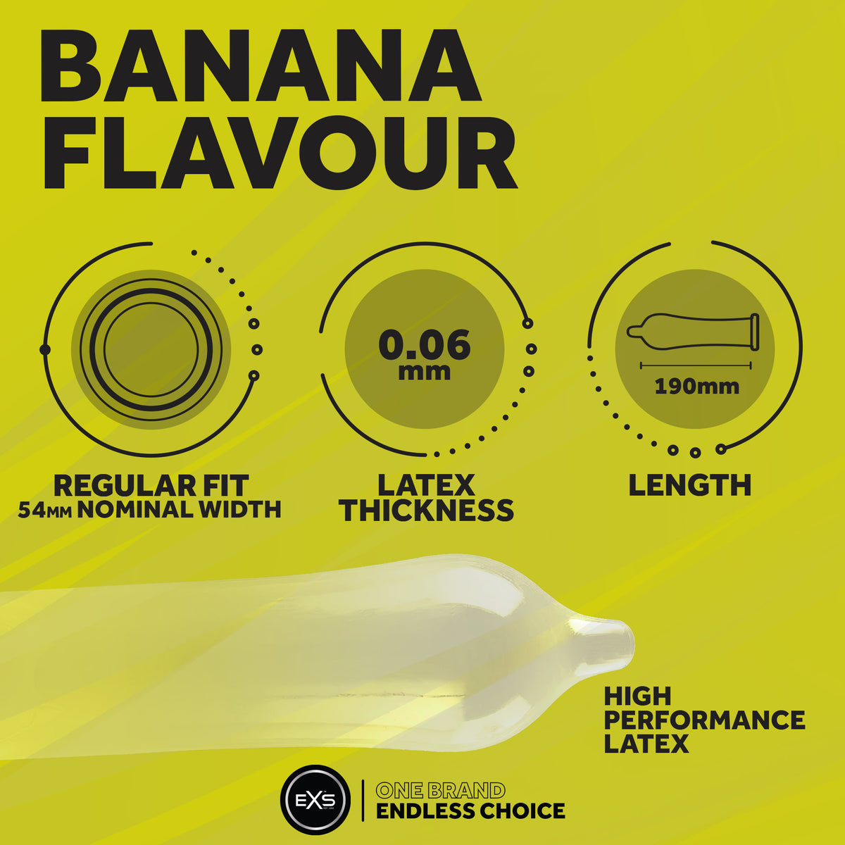EXS Banana Aroma Kondome 100 Stück
