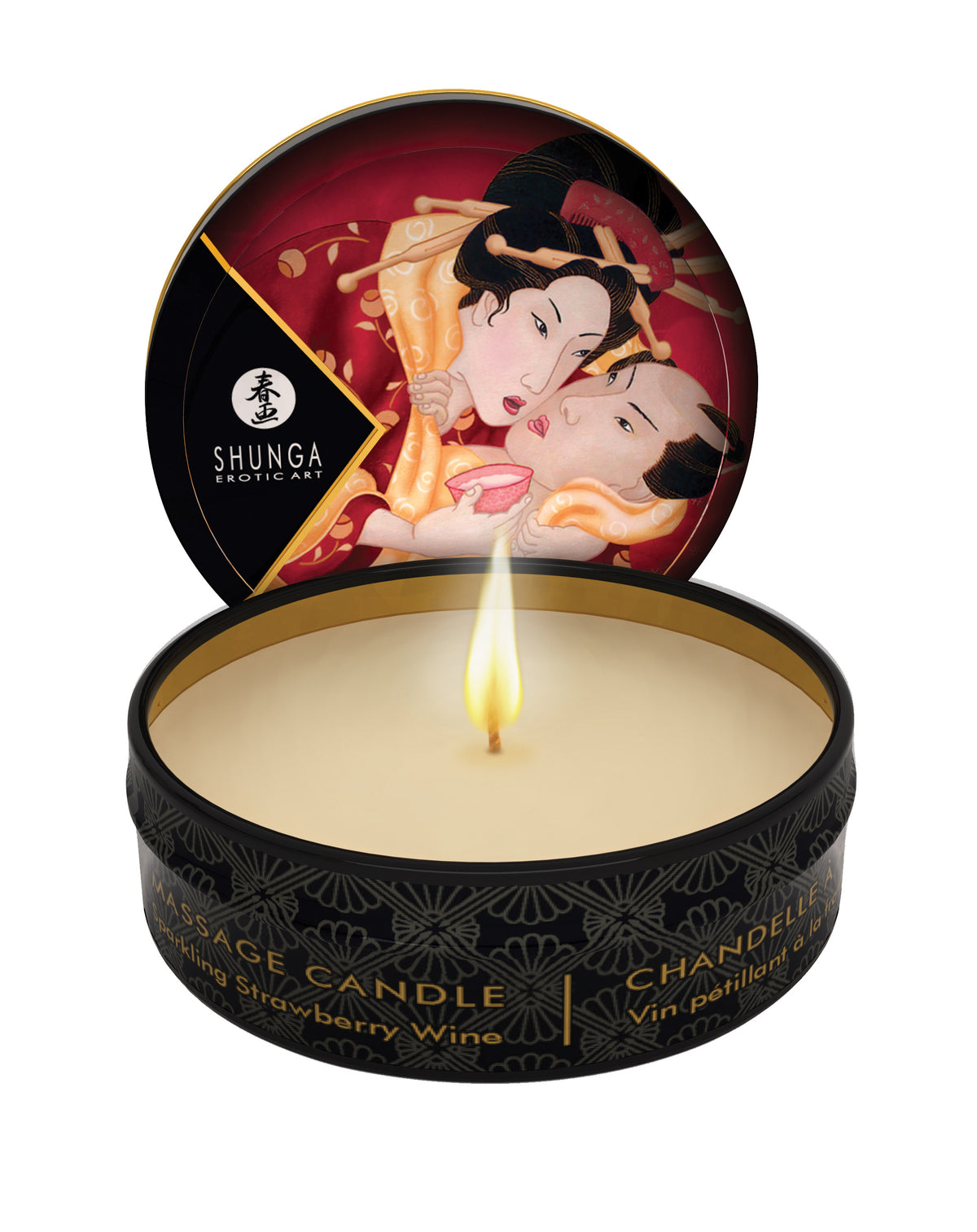 SHUNGA Massage Candle Aphrodisia/Rose Petals 30ml, 6 Stück