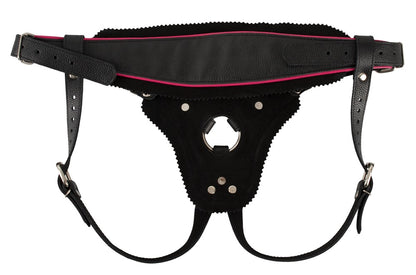 ZADO Strap-on-Harness aus Leder im Trachten-Look