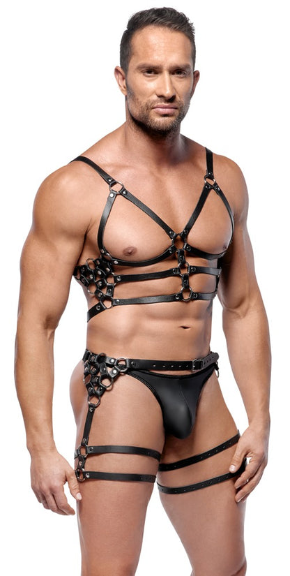 ZADO Herren-Harness-Set mit Schenkelriemen