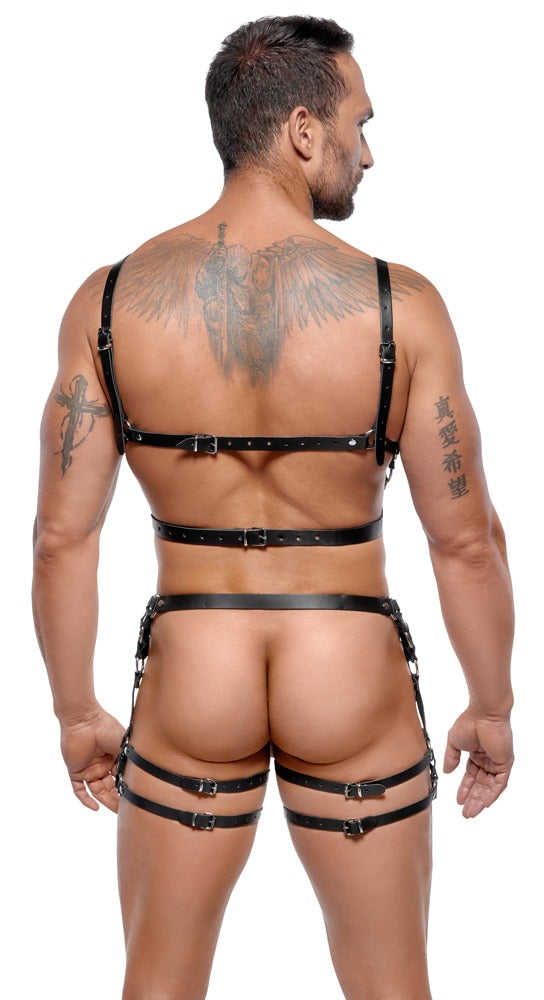 ZADO Herren-Harness-Set mit Schenkelriemen
