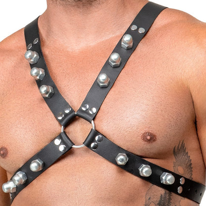 ZADO Herren-X-Brustharness aus Leder