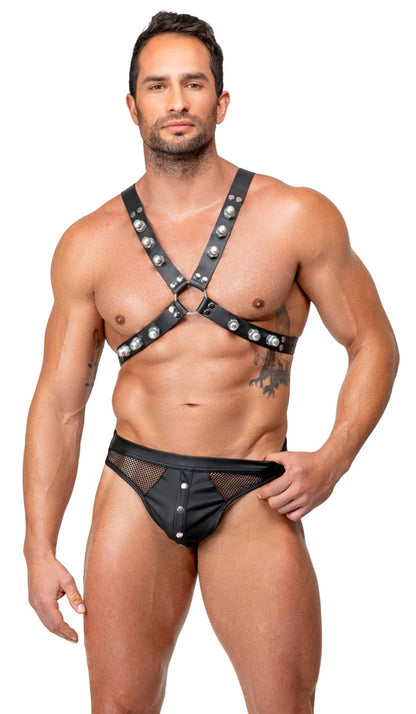 ZADO Herren-X-Brustharness aus Leder