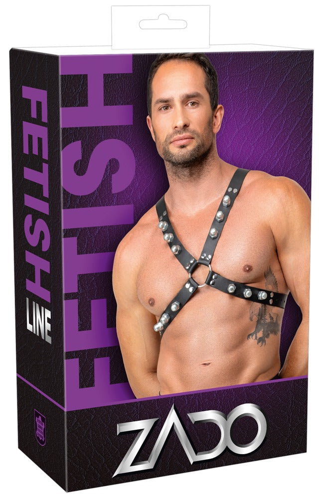 ZADO Herren-X-Brustharness aus Leder