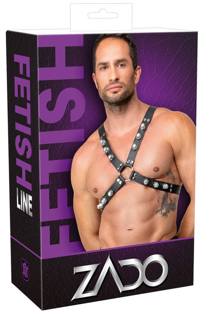 ZADO Herren-X-Brustharness aus Leder