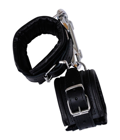 ZADO Leder-Handfesseln, kurze Form