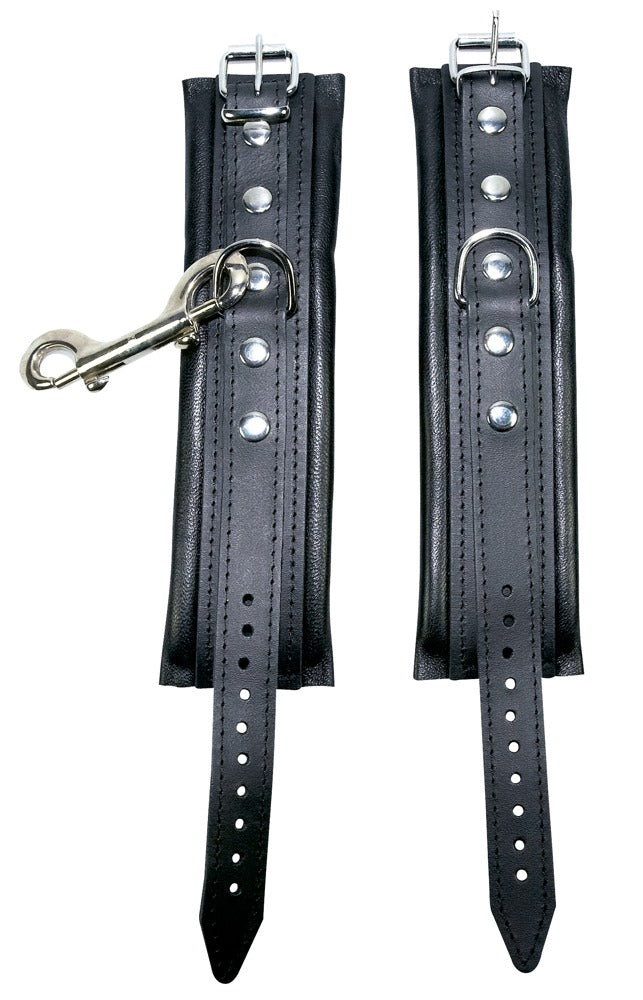 ZADO Leder-Handfesseln, kurze Form