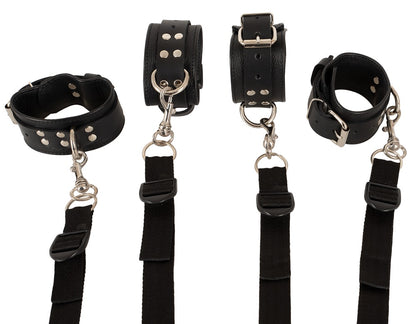 ZADO Leder-Bettfessel-Set