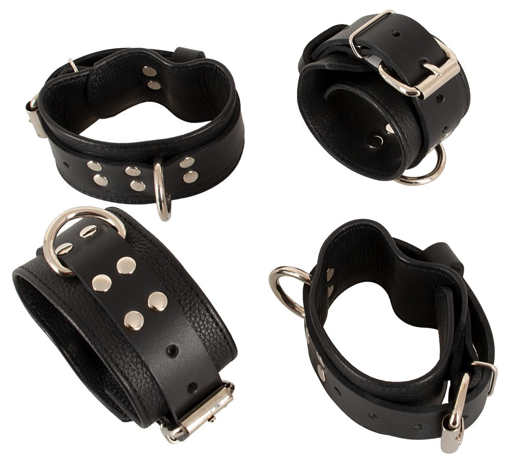 ZADO Leder-Bettfessel-Set