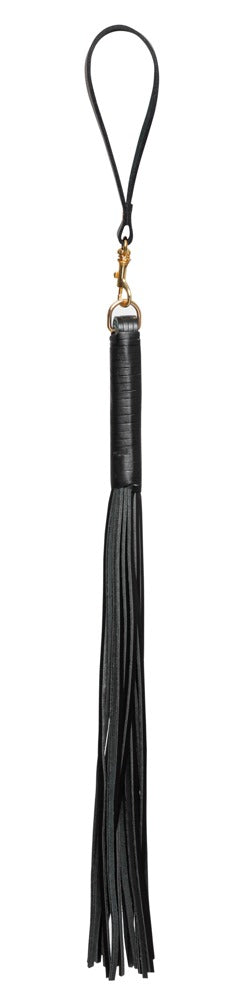 ZADO Leder-Flogger mit Goldakzenten