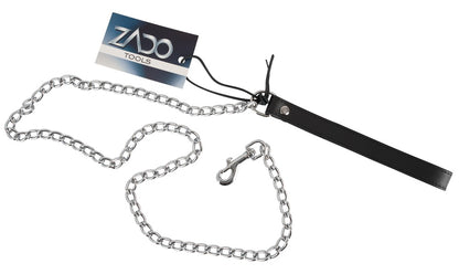 ZADO Kettenleine mit Leder-Handschlaufe