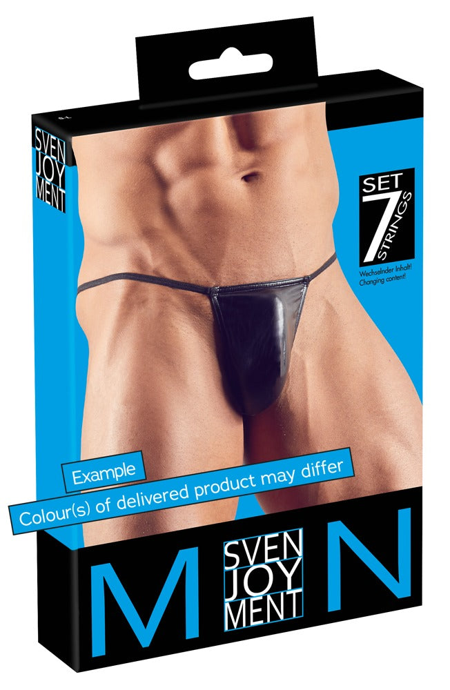 SVENJOYMENT Herren-Strings im 7er-Pack