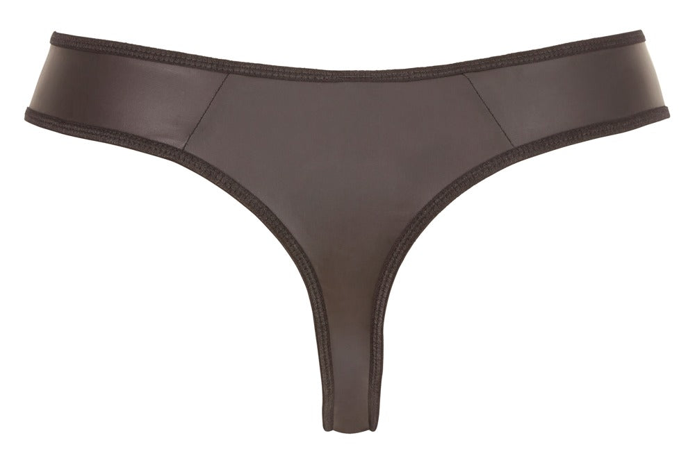 SVENJOYMENT Herren-String in Neopren-Optik