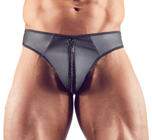 SVENJOYMENT Herren-String in Neopren-Optik