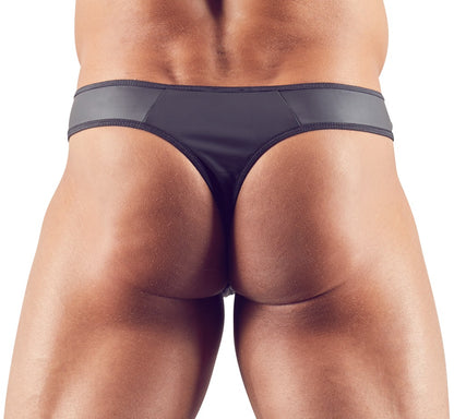 SVENJOYMENT Herren-String in Neopren-Optik