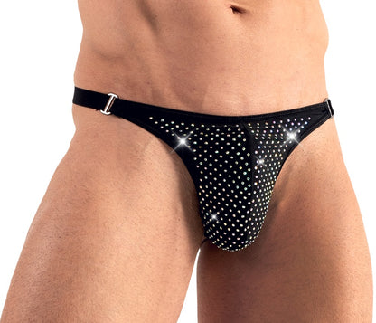 SVENJOYMENT Herren-String mit Glitzer-Beutel