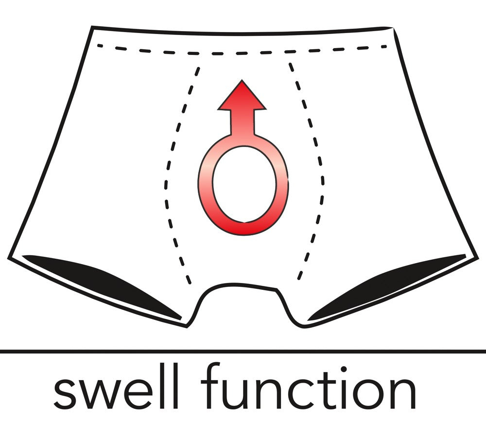 SVENJOYMENT Herren-Lack-String in Rot mit Swell-Funktion