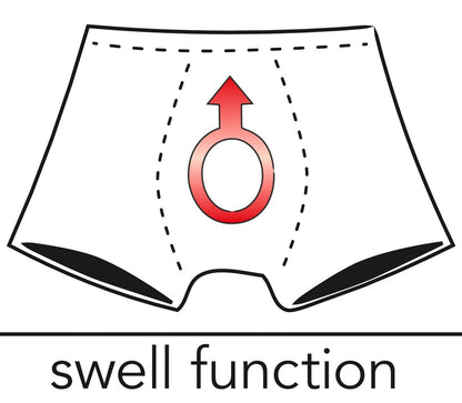 SVENJOYMENT Herren-Lack-String in Rot mit Swell-Funktion