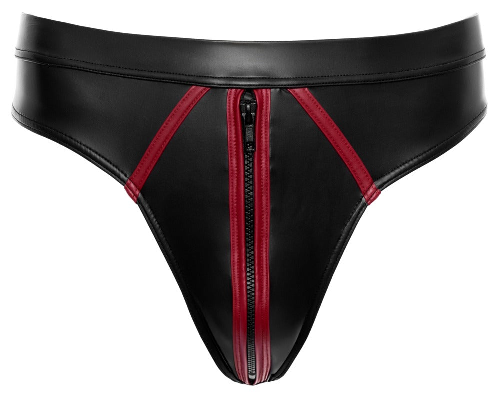 SVENJOYMENT Herren-Riostring im Wetlook mit Zip