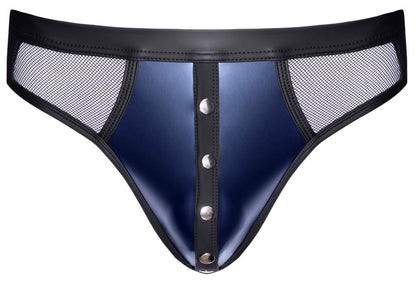 SVENJOYMENT Herren-Riostring im Wetlook mit Netz, Blau