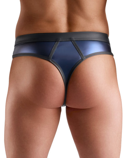 SVENJOYMENT Herren-Riostring im Wetlook mit Netz, Blau