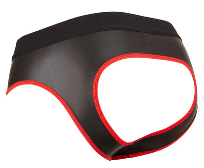 SVENJOYMENT Herren-Jock in Neopren-Optik mit Zip