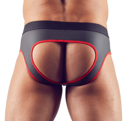 SVENJOYMENT Herren-Jock in Neopren-Optik mit Zip
