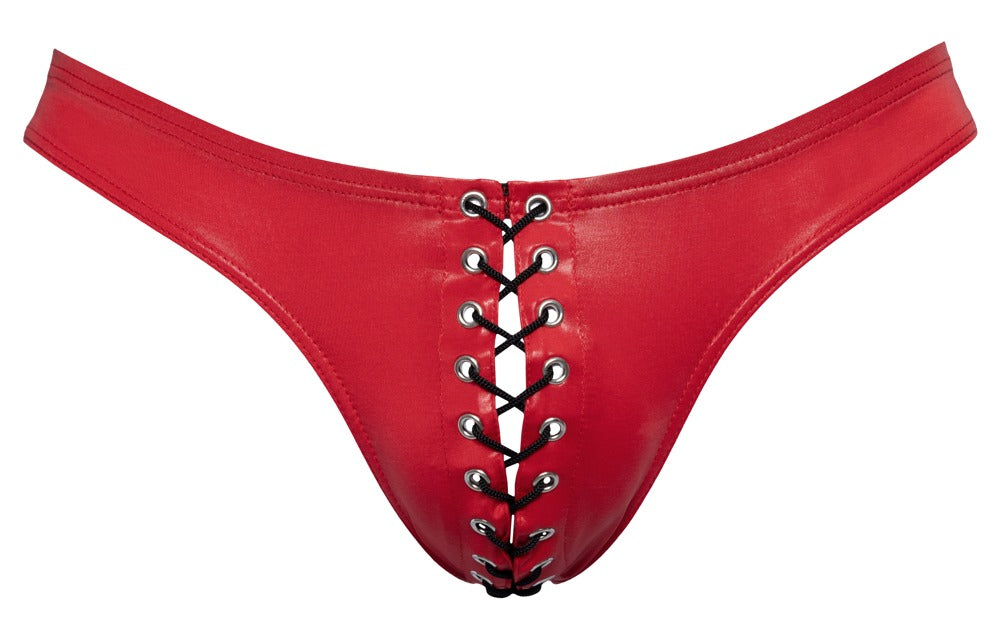 SVENJOYMENT Herren-Slip im roten Glanzlook