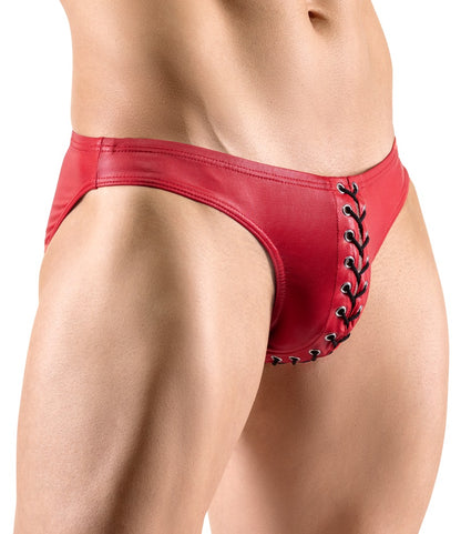 SVENJOYMENT Herren-Slip im roten Glanzlook