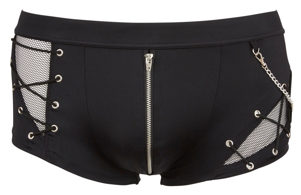 SVENJOYMENT Herren-Pants mit Fishnet und Zip