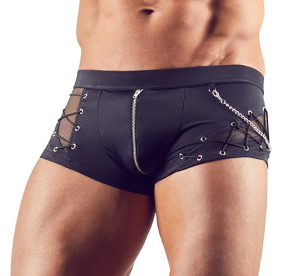 SVENJOYMENT Herren-Pants mit Fishnet und Zip
