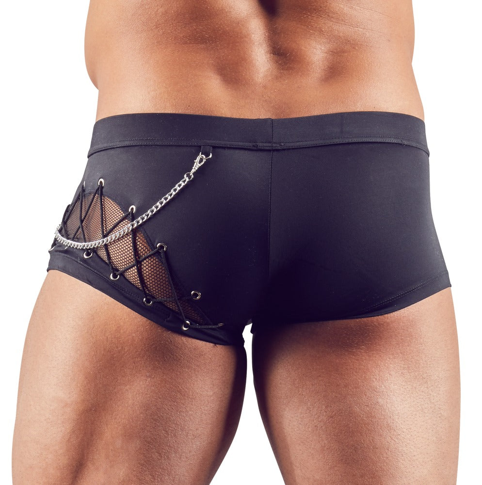 SVENJOYMENT Herren-Pants mit Fishnet und Zip