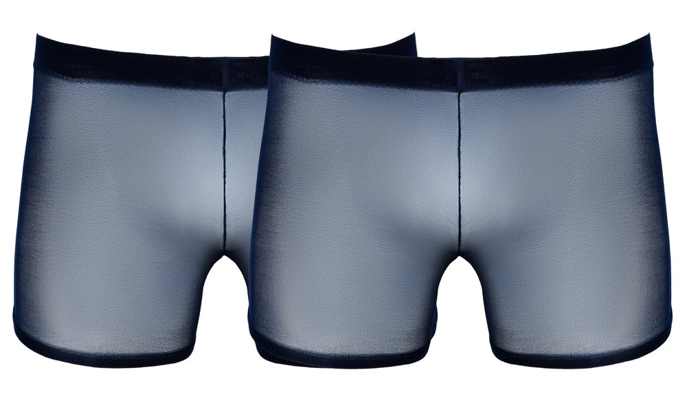 SVENJOYMENT Herren-Pants transparent in Blau, 2er-Pack