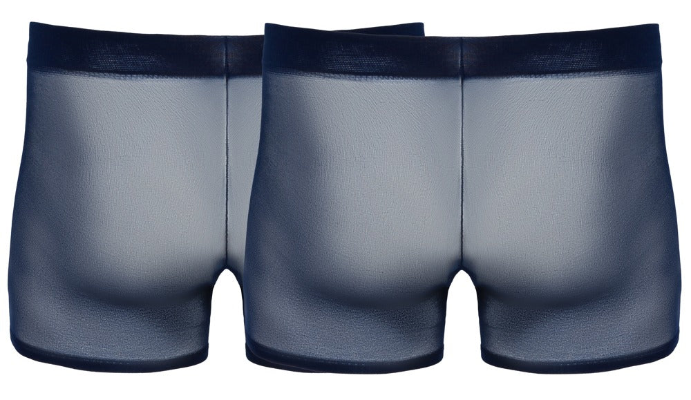 SVENJOYMENT Herren-Pants transparent in Blau, 2er-Pack