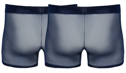 SVENJOYMENT Herren-Pants transparent in Blau, 2er-Pack