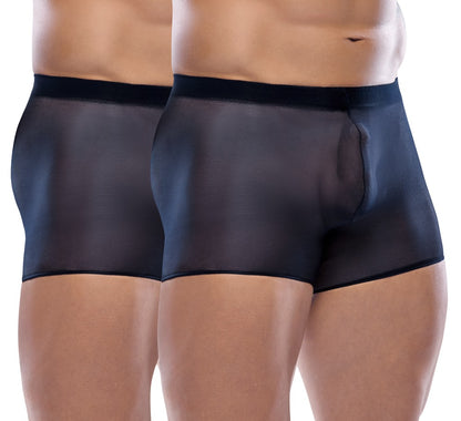 SVENJOYMENT Herren-Pants transparent in Blau, 2er-Pack