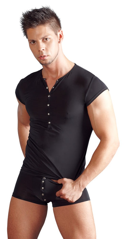 SVENJOYMENT Herren-Pants mit Druckknopfleiste