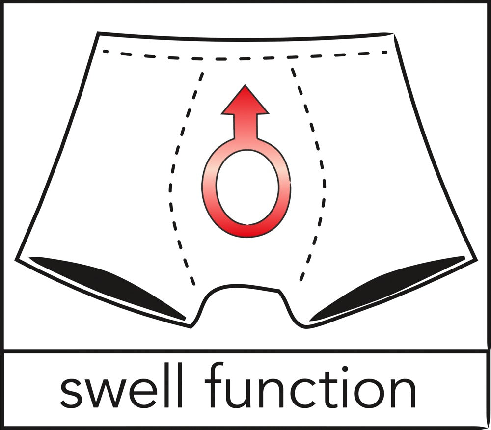 SVENJOYMENT Herren-Pants transparent mit Swell-Funktion