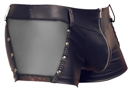 SVENJOYMENT Herren-Pants mit Netz und Nieten