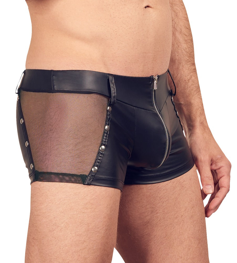SVENJOYMENT Herren-Pants mit Netz und Nieten