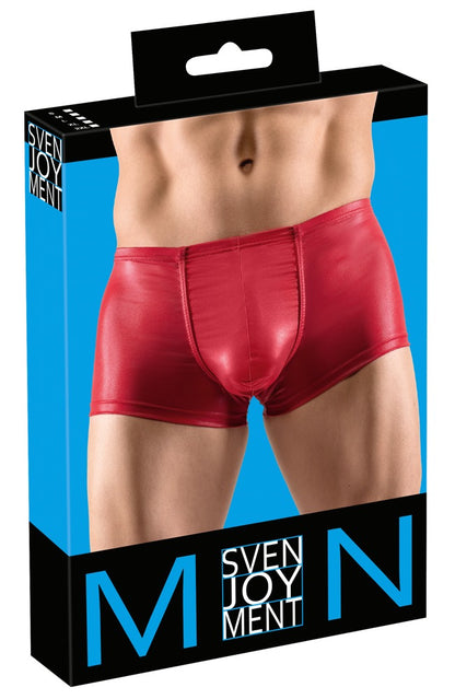 SVENJOYMENT Herren-Pants im roten Glanzlook