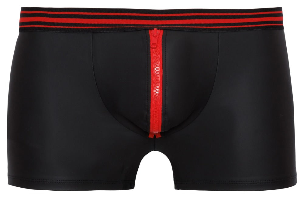 SVENJOYMENT Herren-Pants im Mattlook mit rotem Zip