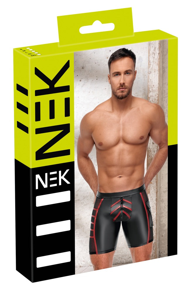NEK Herren Shorts Schwarz/rot