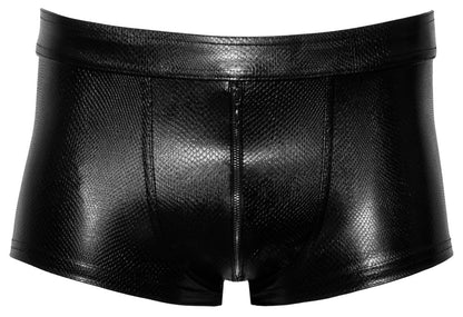 NOIR Herren-Pants in Schlangenhaut-Optik