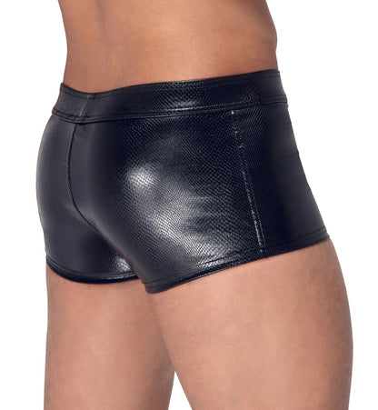 NOIR Herren-Pants in Schlangenhaut-Optik