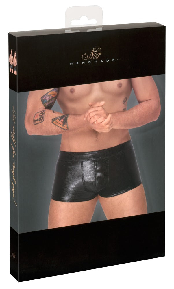 NOIR Herren-Pants in Schlangenhaut-Optik