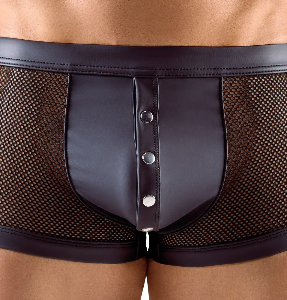 SVENJOYMENT Herren-Netz-Pants mit Schenkelriemen