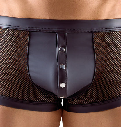 SVENJOYMENT Herren-Netz-Pants mit Schenkelriemen
