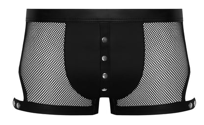 SVENJOYMENT Herren-Netz-Pants mit Schenkelriemen